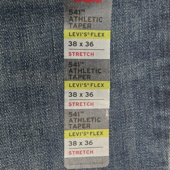 Levi’s 541 Athletic Taper Men’s Jeans Size 38x36 – Classic Denim – NWT - Picture 5 of 16